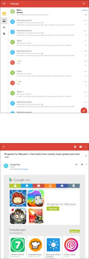 Open Gmail Messages from the Inbox