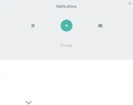 Uso del dictado por voz de Google