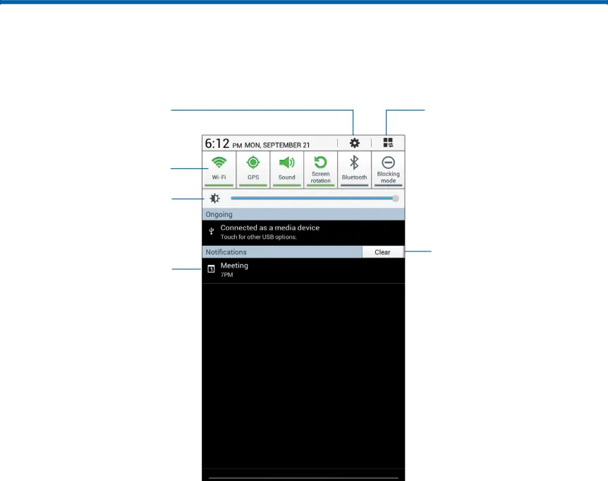 Notification Panel 