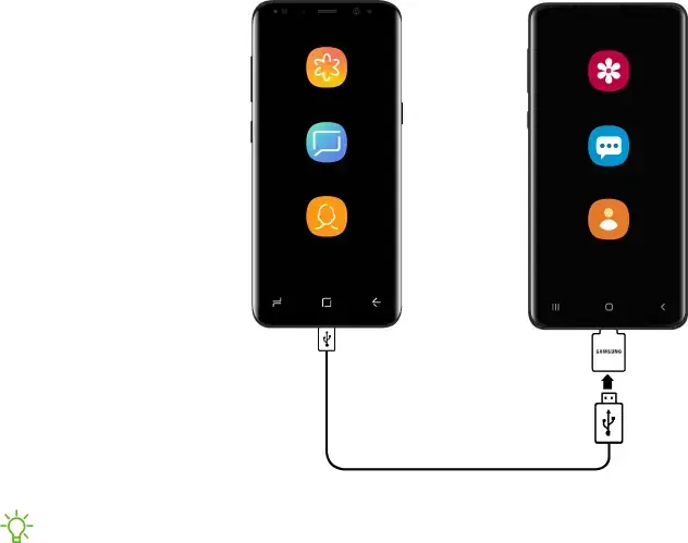 Transfer data from an old device