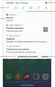 Panel de notificaciones