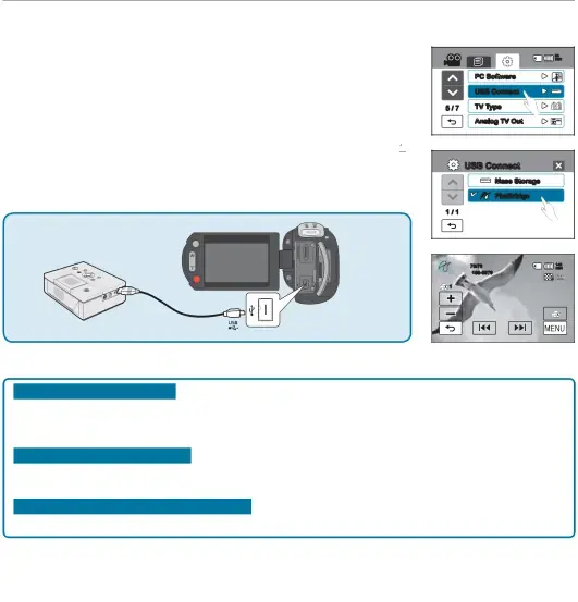 DIRECT PRINTING WITH A PICTBRIDGE PRINTER