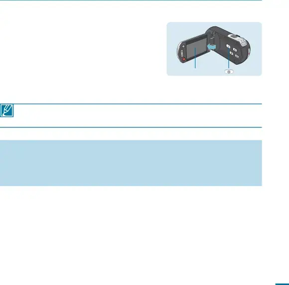 basic operation of the camcorder