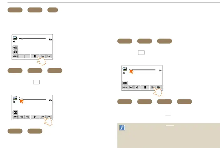 Visualización de vídeos o fotos en modo de reproducción