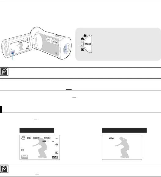 SETTING THE OPERATION MODES