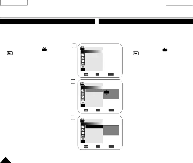 Initial Setting: System Menu Setting 起始設定：系統選單設定