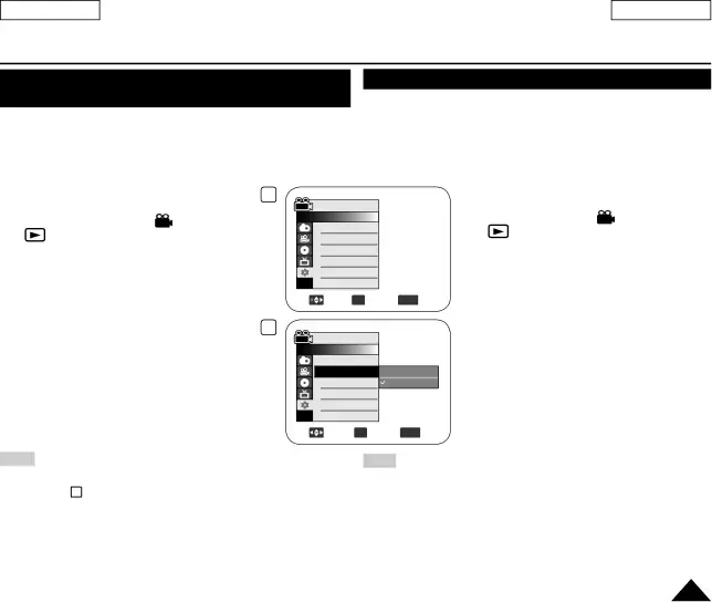 Initial Setting: System Menu Setting 起始設定：系統選單設定