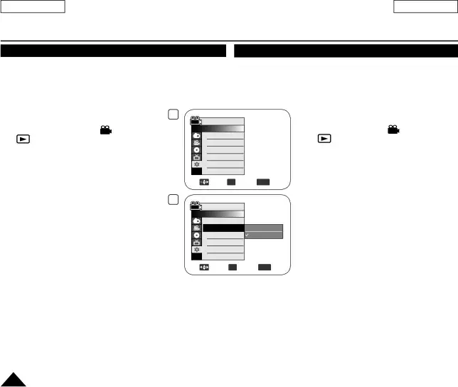 Initial Setting: System Menu Setting 起始設定：系統選單設定