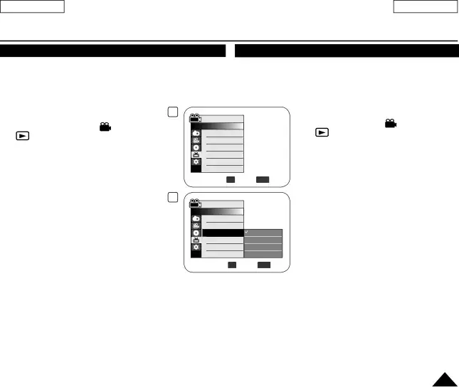 Initial Setting: Display Menu Setting 起始設定：顯示選單設定