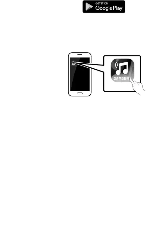 Utilisation de l’application Samsung Audio Remote