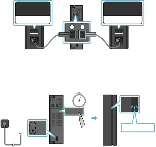 Connecting an SWA-8500S (Sold Separately) to your Soundbar