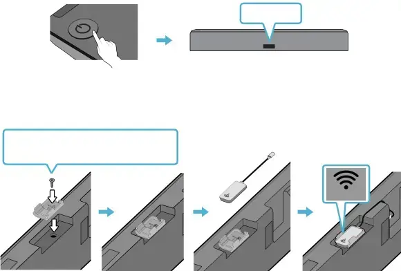 08CONNECTING THE SOUNDBAR TO AN SWA-W700 (SOLD SEPARATELY)