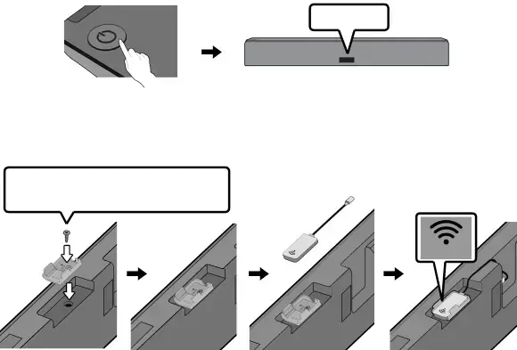 08CONNECTING THE SOUNDBAR TO AN SWA-W700 (SOLD SEPARATELY)