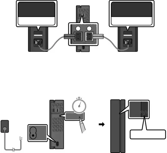 Connecting the SWA-8500S to a Soundbar (Sold Separately)