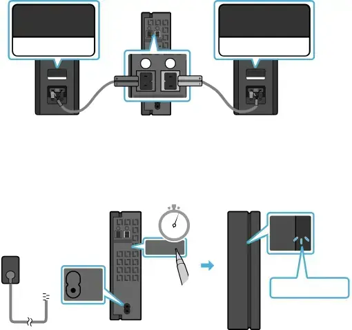 Connecting the SWA-8500S to a Soundbar (Sold Separately)