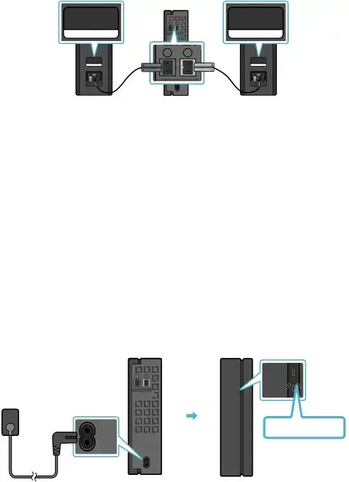 Connecting the Wireless Surround Speaker