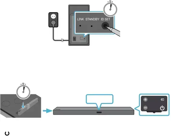 Manually connecting the subwoofer if automatic connection fails