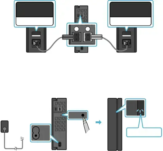 Connecting the SWA-8500S to a Soundbar (Sold Separately)