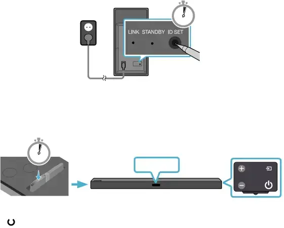 Manually connecting the subwoofer if automatic connection fails