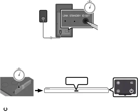 Manually connecting the subwoofer if automatic connection fails