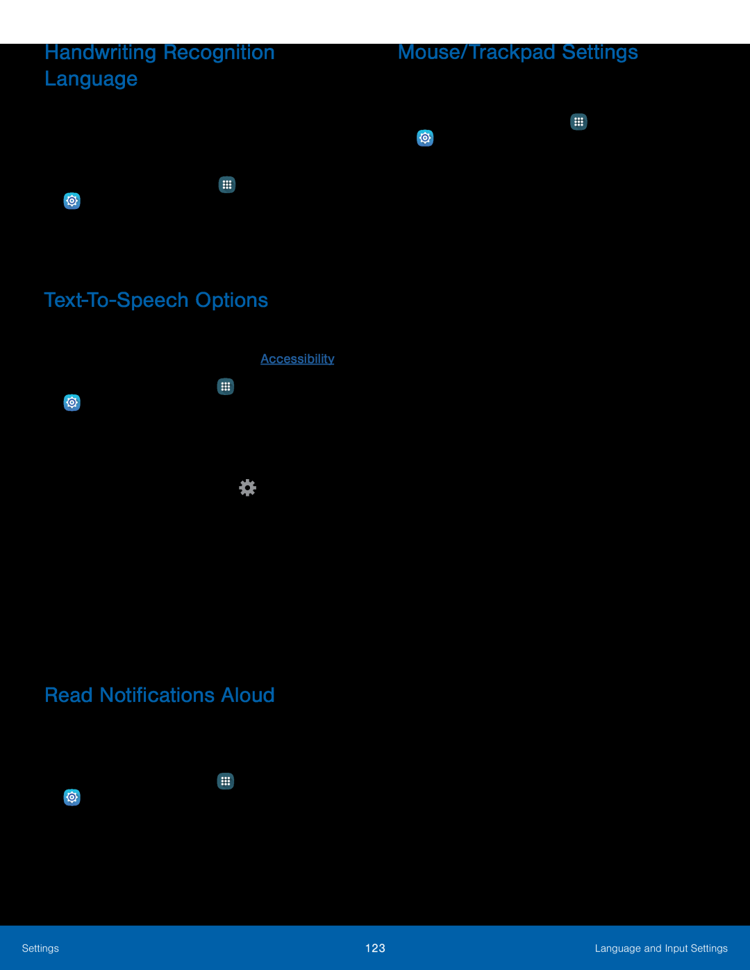 Handwriting Recognition Language Text-To-SpeechOptions