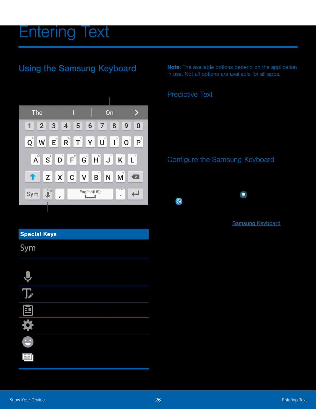 Configure the Samsung Keyboard Galaxy Note Edge T-Mobile