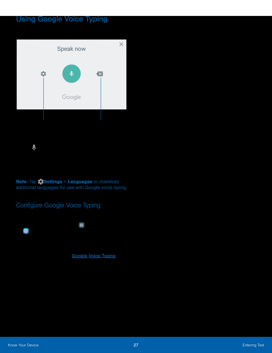 Configure Google Voice Typing Galaxy Note Edge T-Mobile