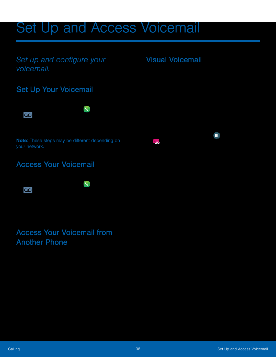 Set up and configure your voicemail Set Up Your Voicemail