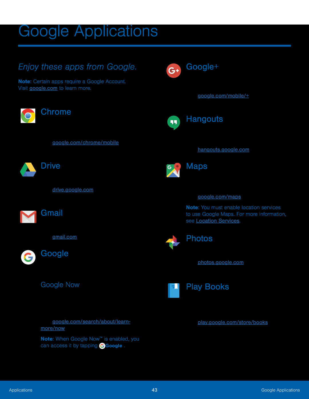 Google Now Enjoy these apps from Google