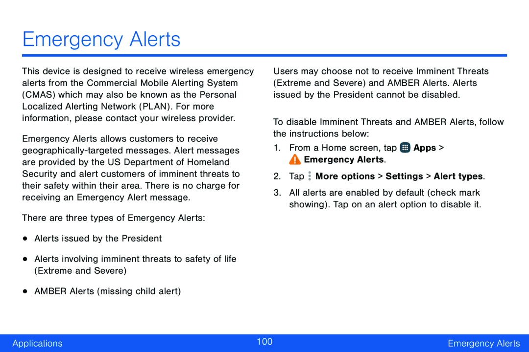 Emergency Alerts Galaxy Note Edge Verizon