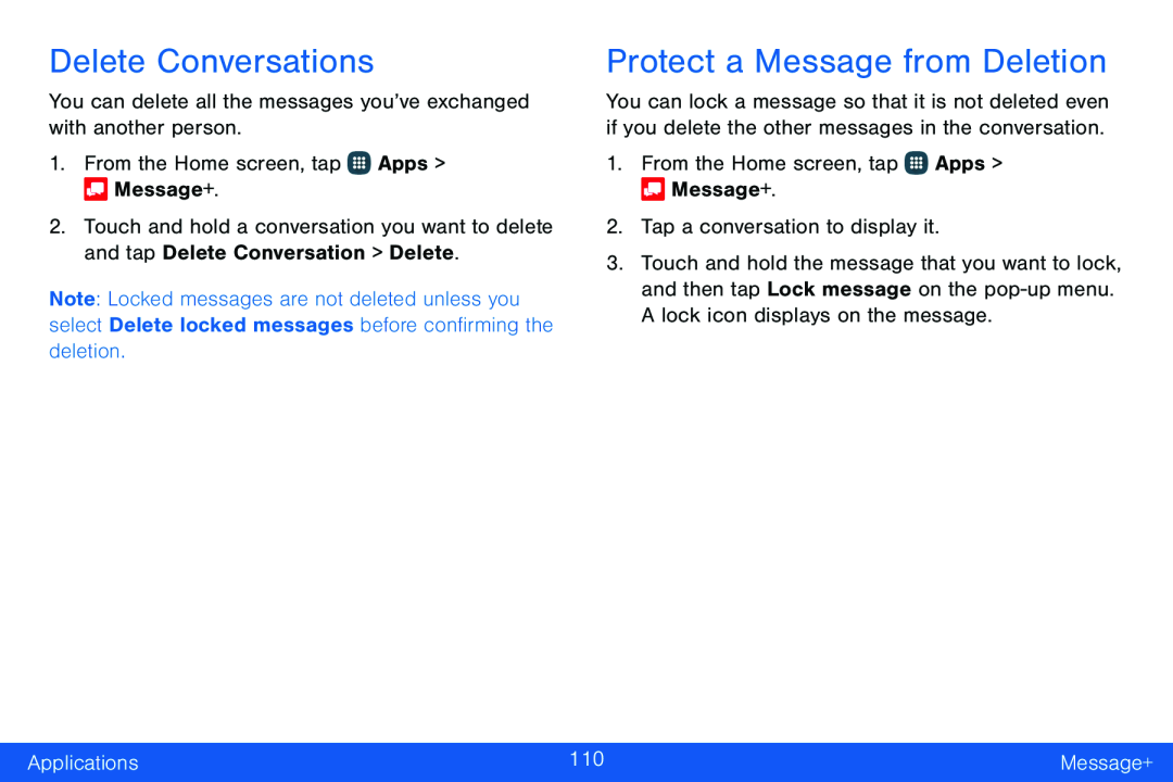 Protect a Message from Deletion Galaxy Note Edge Verizon