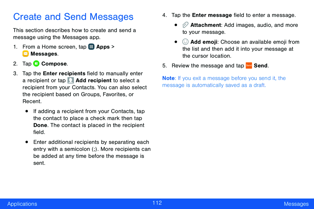 Create and Send Messages Galaxy Note Edge Verizon