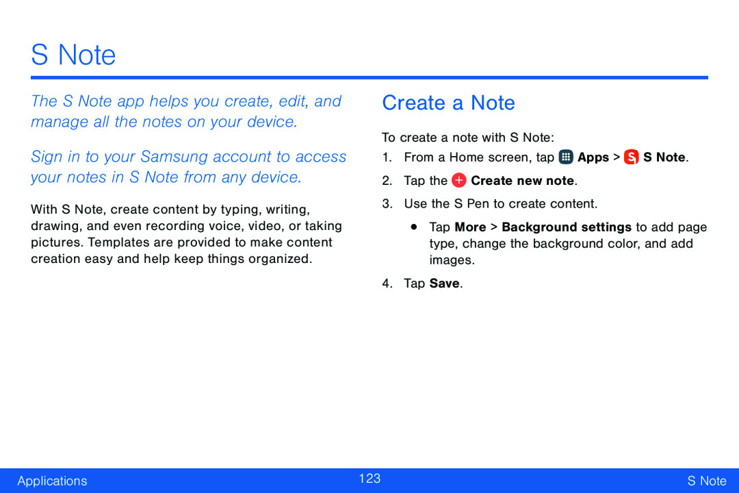 Sign in to your Samsung account to access your notes in S Note from any device Galaxy Note Edge Verizon