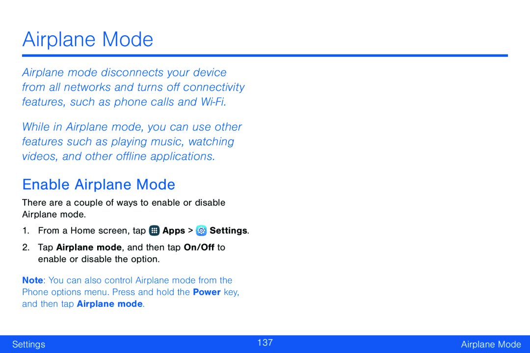 Enable Airplane Mode Galaxy Note Edge Verizon