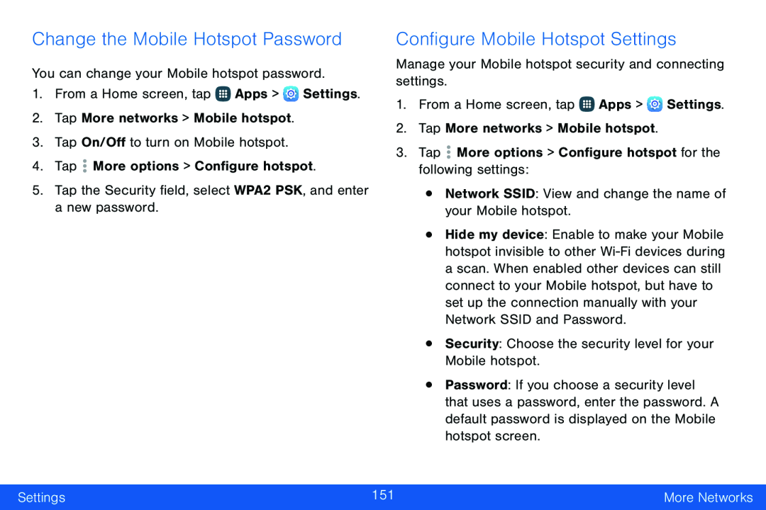 Configure Mobile Hotspot Settings Galaxy Note Edge Verizon