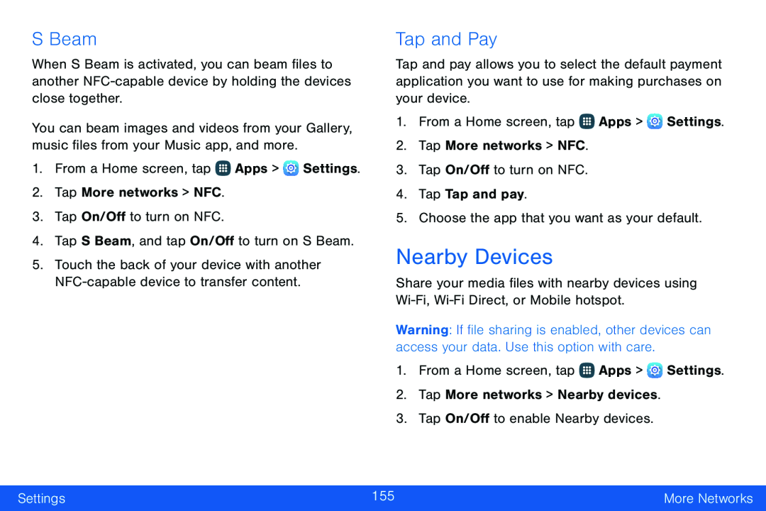 Nearby Devices Galaxy Note Edge Verizon