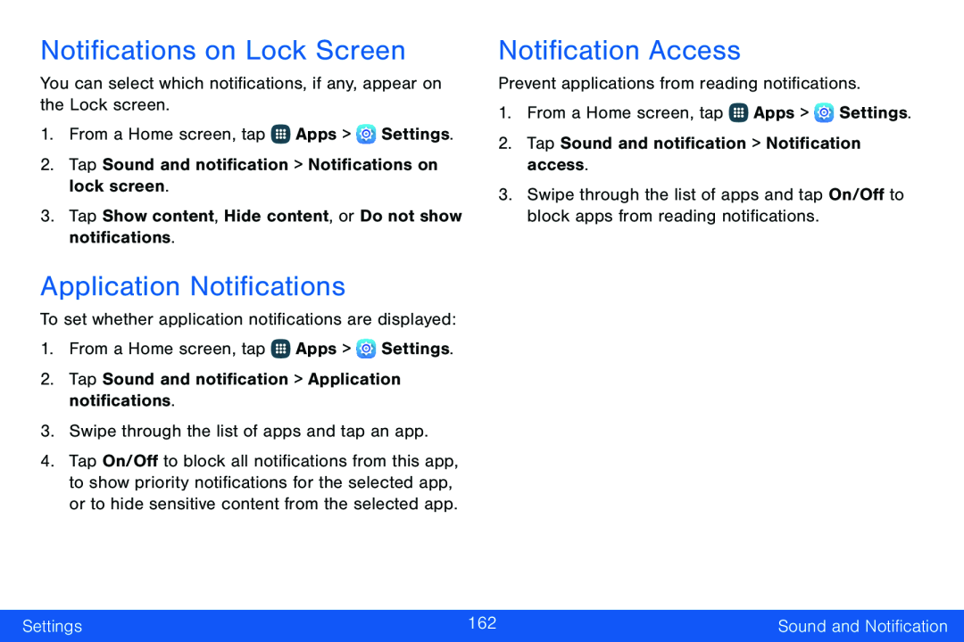 Notification Access Galaxy Note Edge Verizon