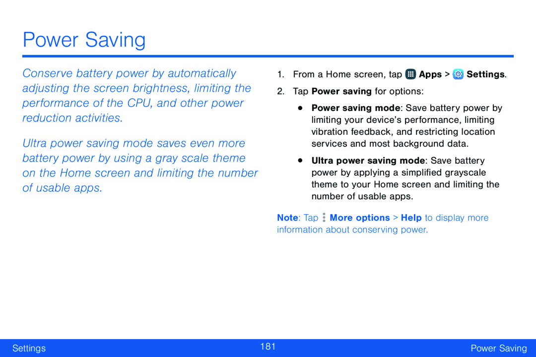 Power Saving Galaxy Note Edge Verizon