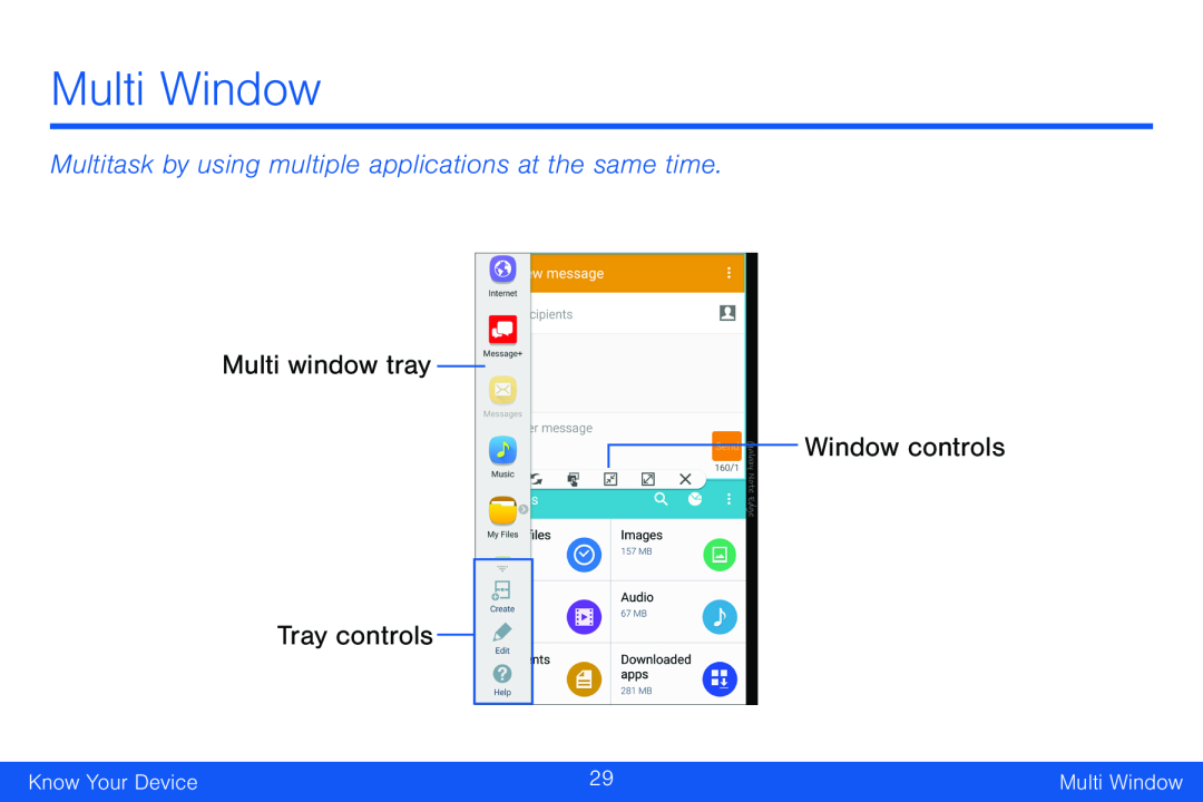 Window controls Galaxy Note Edge Verizon