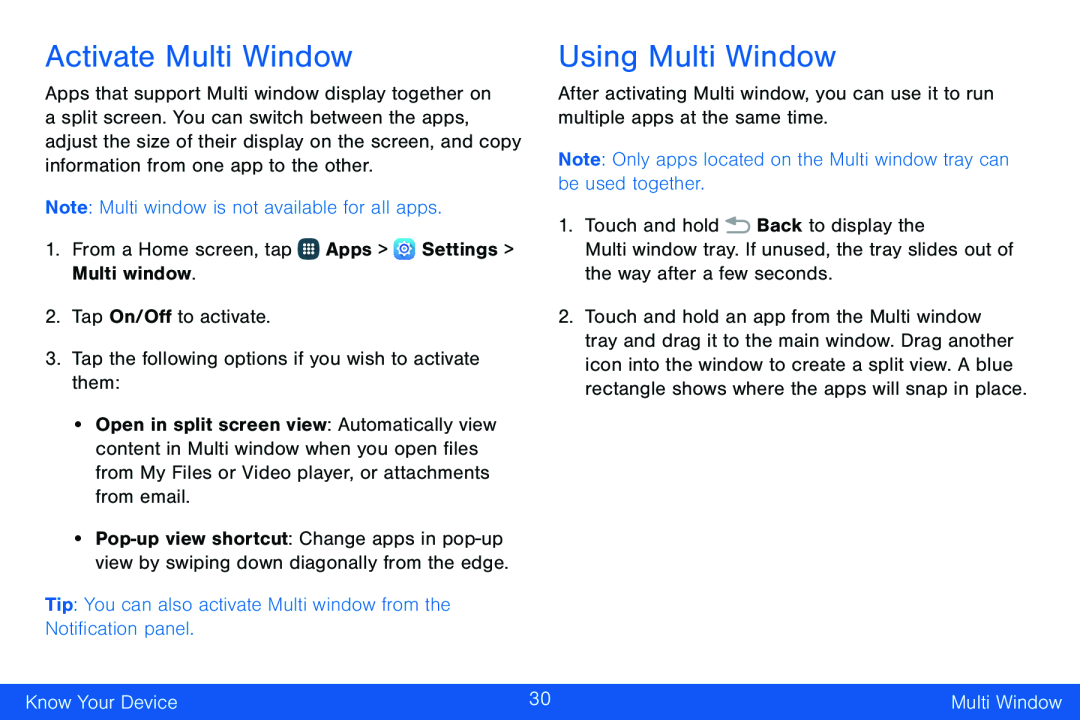 Activate Multi Window Galaxy Note Edge Verizon