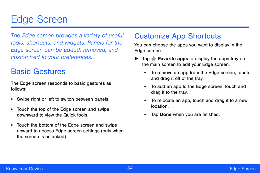 Customize App Shortcuts Galaxy Note Edge Verizon