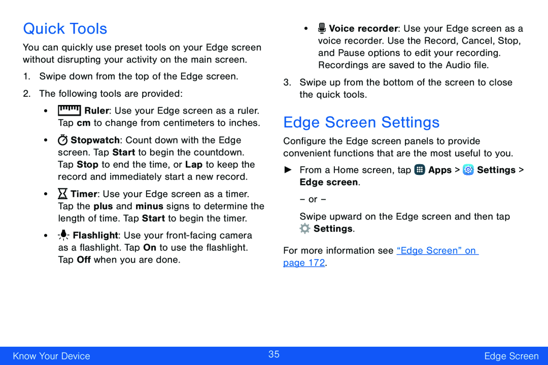 Edge Screen Settings Galaxy Note Edge Verizon