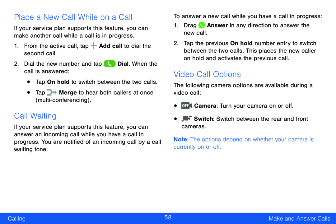 Call Waiting Galaxy Note Edge Verizon