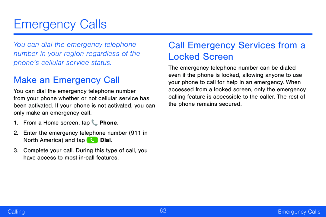 Make an Emergency Call Galaxy Note Edge Verizon