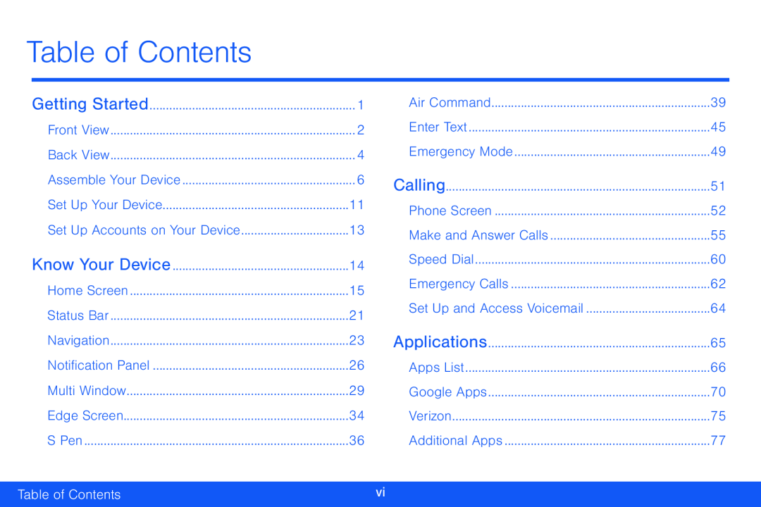 Getting Started Galaxy Note Edge Verizon