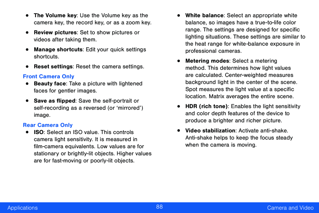 Video stabilization: Activate Galaxy Note Edge Verizon