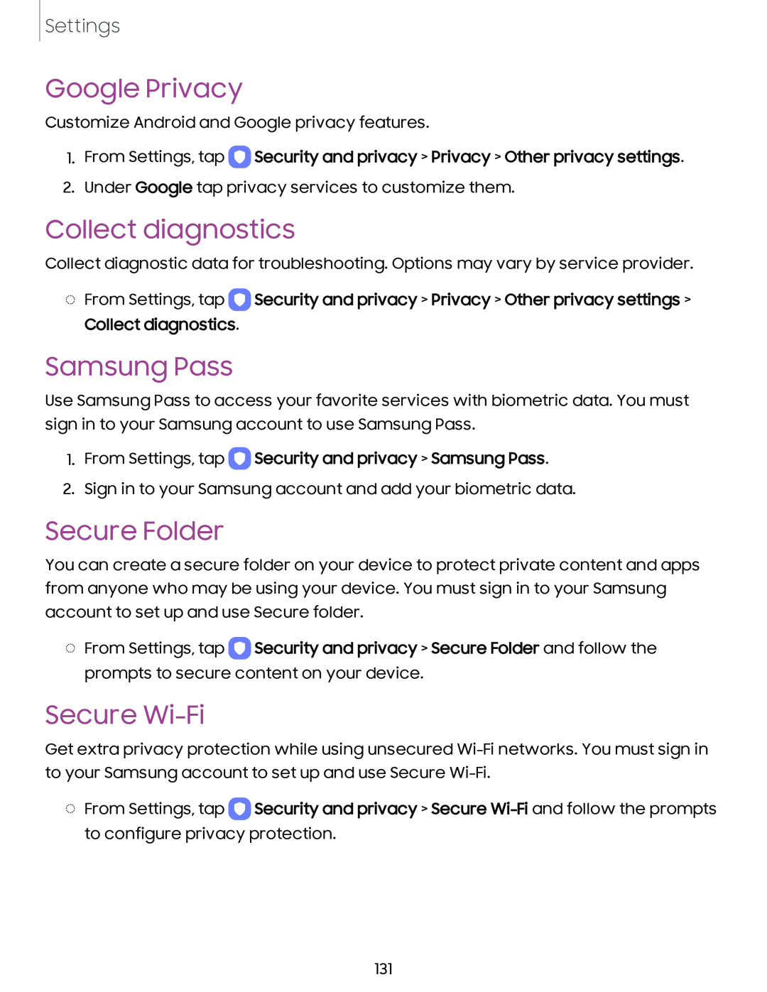 Collect diagnostics Galaxy A54 5G Verizon