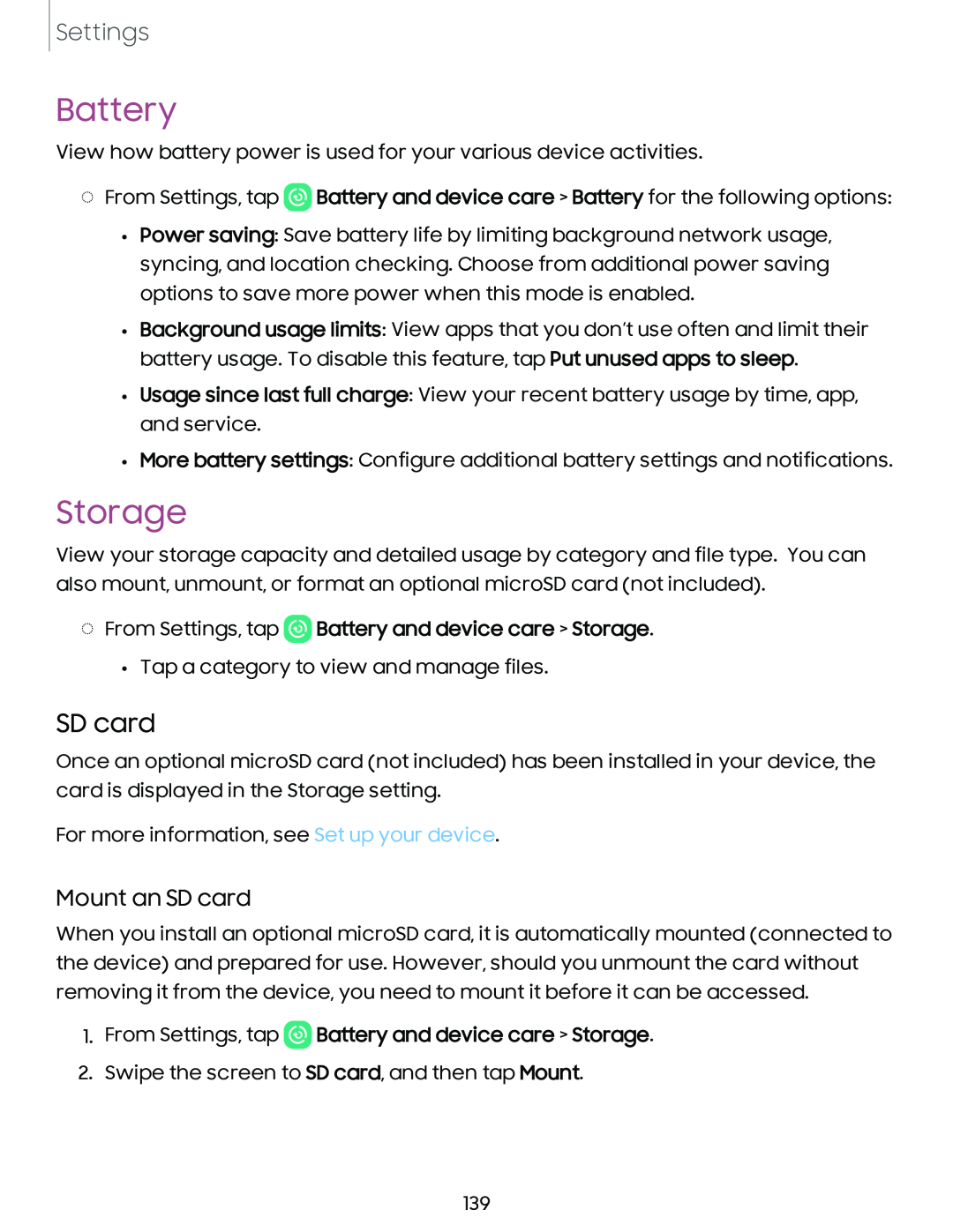 SD card Galaxy A54 5G Verizon