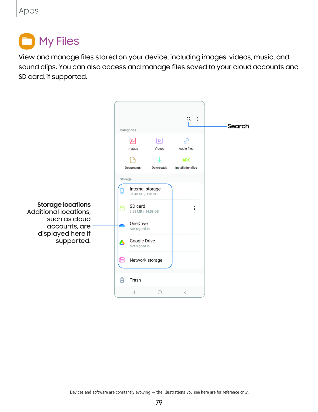 My Files Galaxy A54 5G Verizon