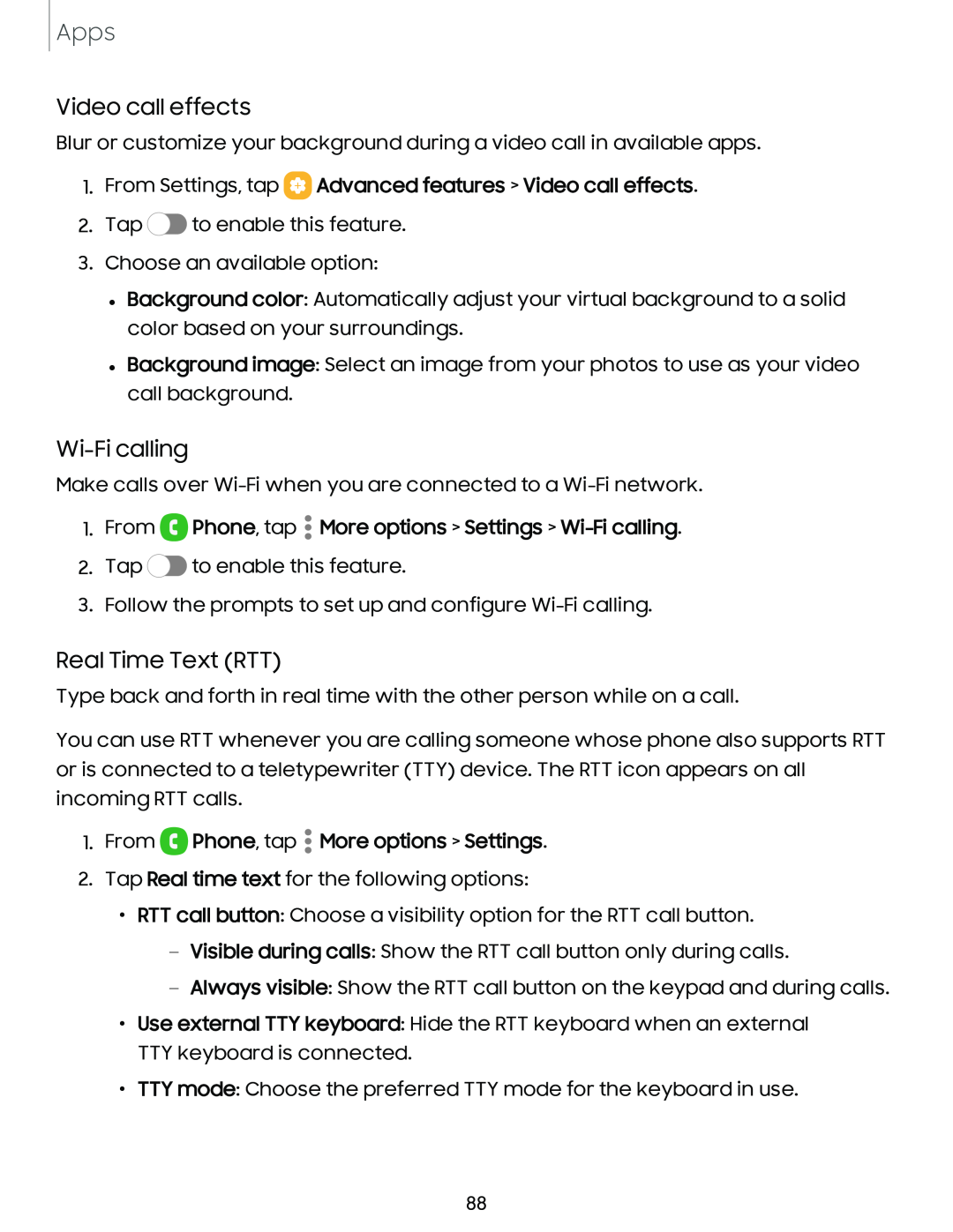 Wi-Ficalling Galaxy A54 5G Verizon